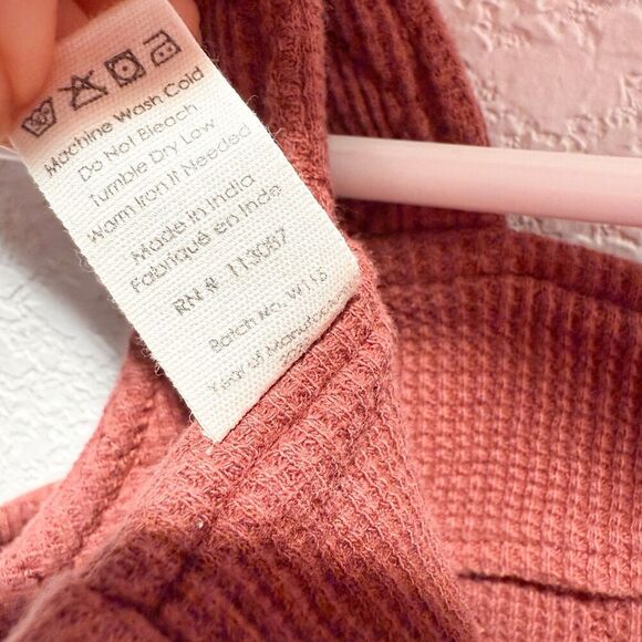 Kate Quinn Quilted Brown Overalls Unisex 18-24 Months Organic Cotton Diaper Snap - Picture 6 of 6